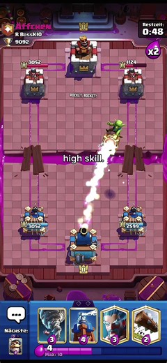 Rocket Cycle vs Logbait #rocket #logbait #clashroyale #gameplay | clash royale