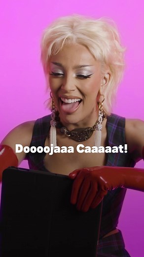 Gonna watch @dojacat rewatching @machinegunkelly announce her #VMA win at last year's show on a loop 'til she takes the stage TONIGHT at 8p on MTV! 😭