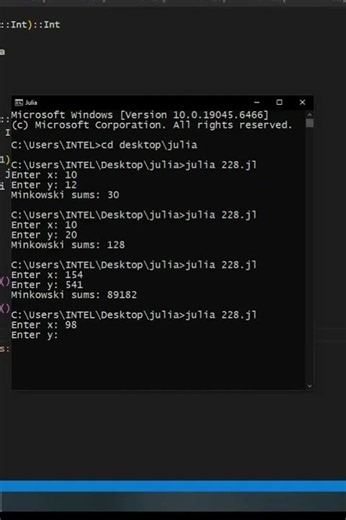 julia | Euler project 'Minkowski Sums' | CodeLearning