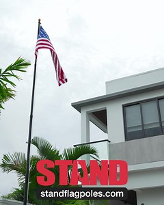 🇺🇸 "My dad flew an American flag until the day he died and I plan on following in his footsteps" Act fast and can get the kit that comes with everything you need to proudly fly the flag: ✅ 25ft sturdy flagpole ✅ FREE 4'x6' American Flag ✅ FREE Halyard Rope System ✅ FREE Lifetime Warranty ✅ FREE Gold Finial Ball Back in stock so grab one today while you can! | Stand Flag Poles
