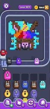 Pixel Flow - Level 1017 Hard #pixelflow #games #pixelextended #gaming #gameplay #shortvideo