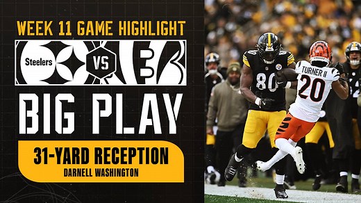 HIGHLIGHT: Darnell Washington steamrolls for 31-yard gain