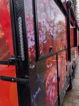 New 28' BBQ food trailer walk around!