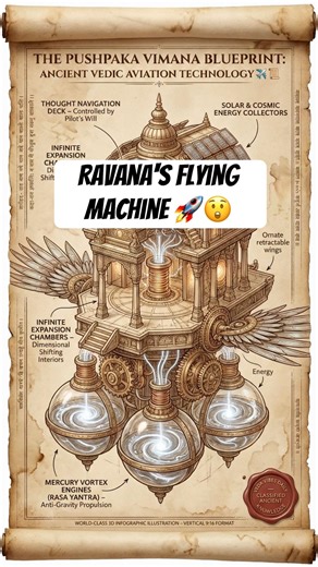 Ravana's Flying Machine ✈️🤔 #ravan #machine #ramayan #shorts