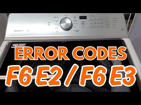 Maytag Washer Won’t Start? Fix F6 E2 & F6 E3 Errors and Save $300+ (No New Board Needed)