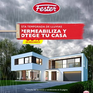 Visita a tu Distribuidor Autorizado Fester y aprovecha hasta 30% de descuento o hasta 12 meses sin intereses. Consulta términos y condiciones en www.fester.com.mx #FesterTeProtege #ImpermeabilizaConFester | Fester México