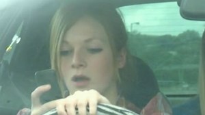 Graphic video shows distracted driving crash