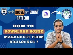 Download Your BOSSE Exam Marksheets with DigiLocker: A Step-by-Step Guide !