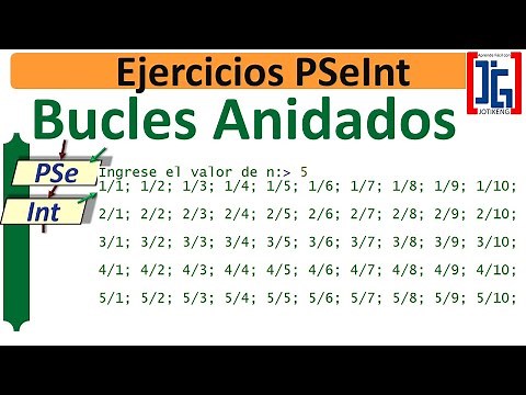Ejercicios Bucles Anidados || PSeInt