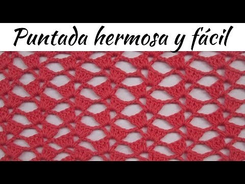 The most beautiful, easy, fast and profitable crochet stitch STEP BY STEP - Stitch #9