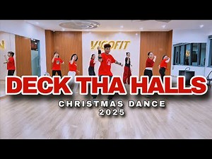 DECK THA HALLS – Christmas Dance 2025 | Easy Fun Choreography 🎄🔥
