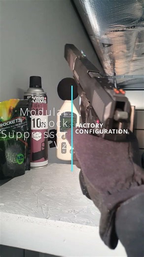 Novritsch Modular Mock Suppressor – V2 indoor test #airsoft