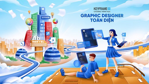 Chương trình học Thiết Kế Đồ Họa 2D Graphic Design Completed