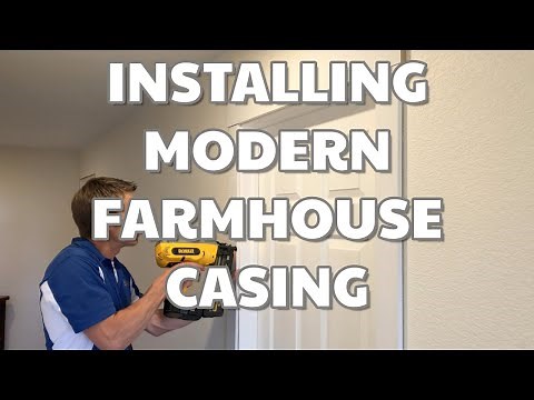 How to Install Modern Farmhouse Door Casing | HOMEfix How-to