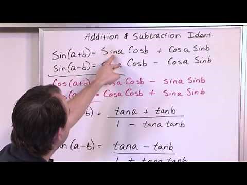 Lesson 10 - Addition And Subtraction Identities, Part 2 (Trig & PreCalculus)
