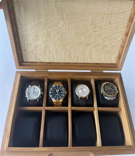 Custom Wood Watch Box - Etsy