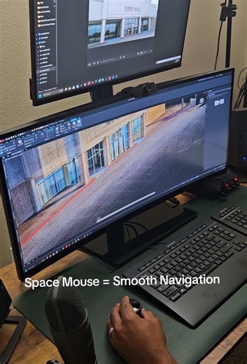 Space Mouse by @3dconnexion is awesome! I've been using it for years and has become a natural part of my workflow. #3d #automation #design #autocad #lidar
