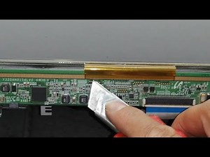 إصلاح مشكل الصورة المزدوجة في تلفاز TV SINOTRON LCD 3255 PANEL Y320AN01S4LV0 4 PROBLEM DOUBLE IMAGE