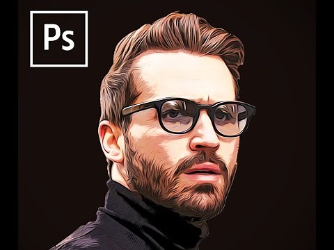 Vector Art Effect Photoshop | Vector Illustration Effect | Vector Portrait Effect