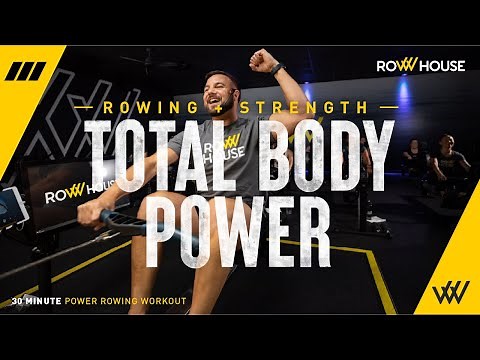 The Rowing Workout That Builds Total Body Power | Row House 30 Minute "Power" Class. Learn To Row