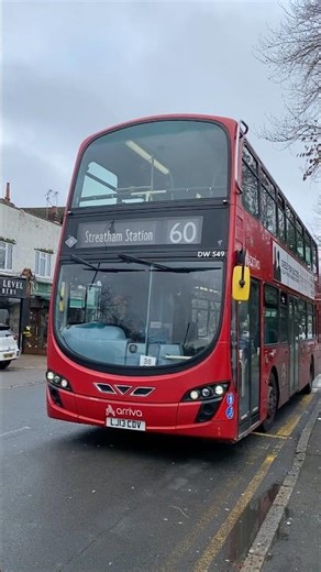 Arriva London DW549 on route 60 to Streatham Station | Old Coulsdon, Croydon | 13/2/2026