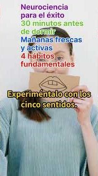 30 minutos antes de dormir Mañanas frescas y activas 4 hábitos fundamentales
