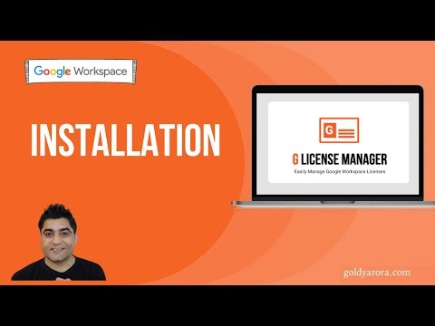 How to install G License Manager, and bulk manager Google Workspace licenses