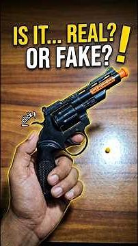 Realistic Toy Revolver Unboxing & Target Shooting! 🔫🎯 #shorts