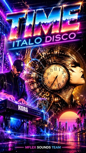 TIME | ITALO DISCO FOREVER | #cars #time #shorts #synthwave #italodisco #synthpop