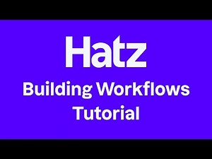 Workflow Building Tutorial