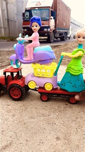 Remote Control Scooty Girl And Monkey Scooter Unboxing And Testing Short ||