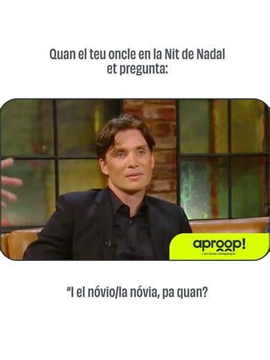 Tutorial per a sobreviure al sopar: si et posen en un compromís, tu somrius… i te’n vas “a fer una telefonaeta” 😇📲 #aproopTelecom #NitDeNadal #HumorValencià