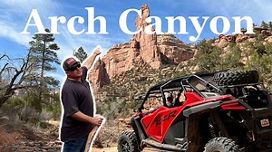 Arch Canyon Trail - Angle Arch - Cathedral  Arch - Ruins
