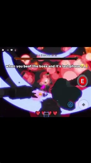 POV : You beat a boss in his last phase 😭🙏 #roblox #bossfight