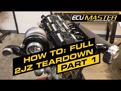 2JZ Build Part 1 - How to: Teardown a 2JZ | ECUMaster USA