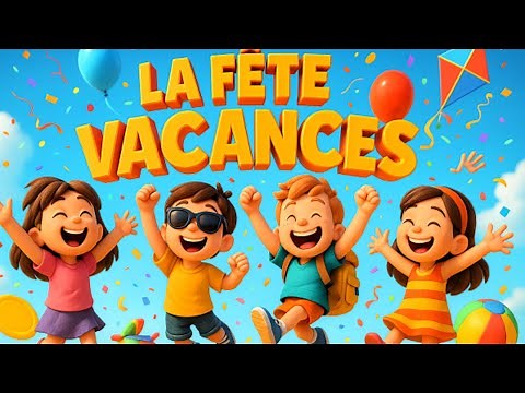 La Fête des Vacances 🎉 Chanson Enfant Joyeuse pour Toutes les Vacances | Comptine Rythmée