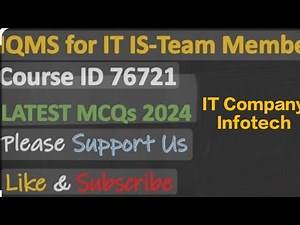 TCS IQMS Assessment Course Id :- 76721 #tcs #viralvideo #assessment