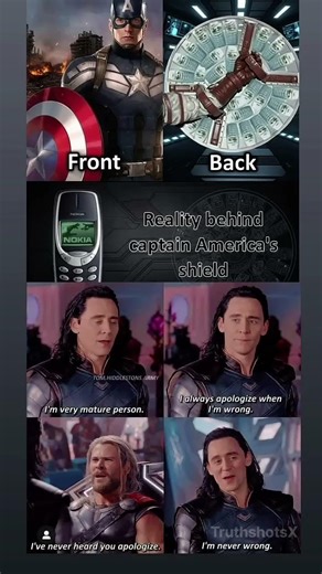 OptionsReality Behind Captain America's Shield 😱 | Marvel Funny Meme##shorts