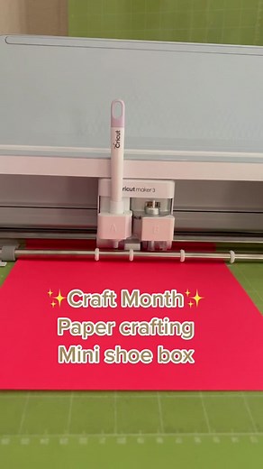Make a Mini Shoe Box with Your Cricut Machine