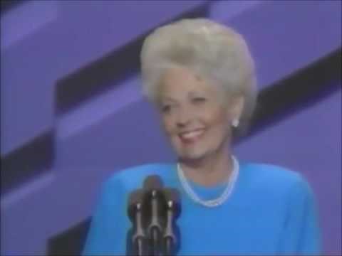 Ann Richards' keynote speech at the 1988 Democratic National Convention (the "Ginger Rogers" speech)