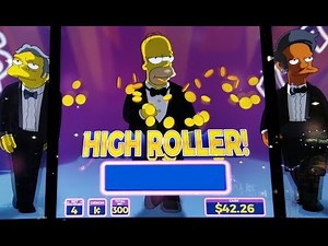 TONS OF FEATURES! The Simpsons Slot Machine