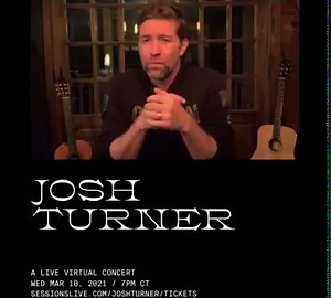 I can't wait to play my first virtual concert for y'all on Sessions: Live Music Streaming live from Nashville on Wednesday, March 10th at 7pm central. | Josh Turner