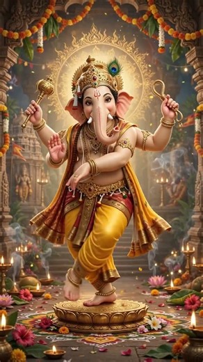 Dancing Ganpati Bappa Will Make Your Day 🙏 | Ganesh Ji Ka Divya Nritya