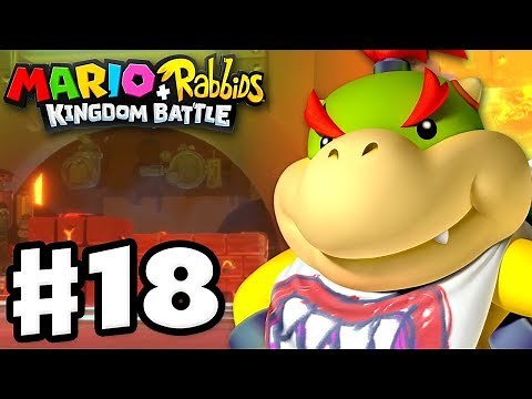 Mario + Rabbids Kingdom Battle - Gameplay Walkthrough Part 18 - Bowser Jr. Midboss Fight!