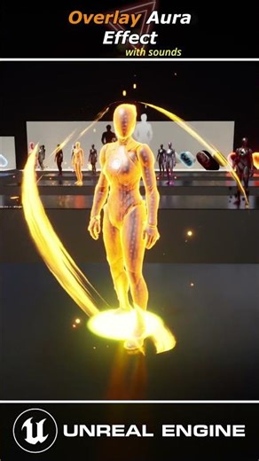05 Sphere Aura Overlay Niagara Effect on Unreal Engine