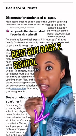 Best Buy Back to School Student Discounts