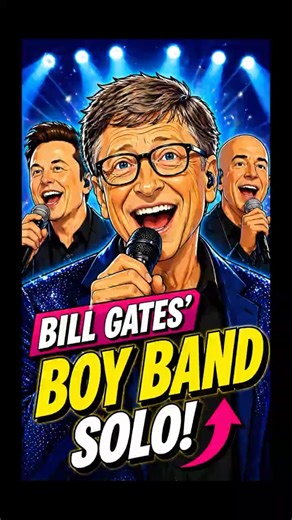 The Bill Gates Solo You Didn’t Know You Needed 😂🎤 #comedy #funny