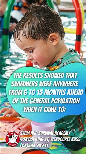 The benefits of swimming from an early age