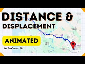 No more confusion! Distance & Displacement explained with Animation.