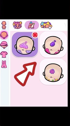 How to make colorful faces 😱 #avatargame #tocaboca #avatarstory #avatarworld